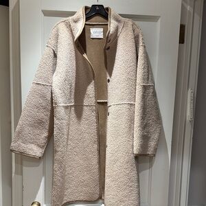 Velvet by Graham & Spencer Beige Teddy Jacket